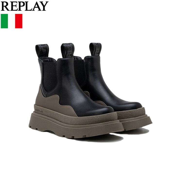 REPLAY エンジニアブーツ ライディングブーツ EUR43 リプレイ fit=scale-down,w=1200