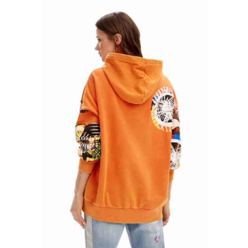 デシグアル Desigual ミッキーマウス オーバーサイズフーディ
