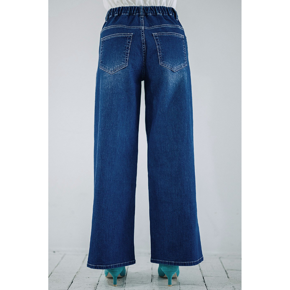 INDIMARK サイド ベンツ ワイド デニムパンツ W166w | prologueike