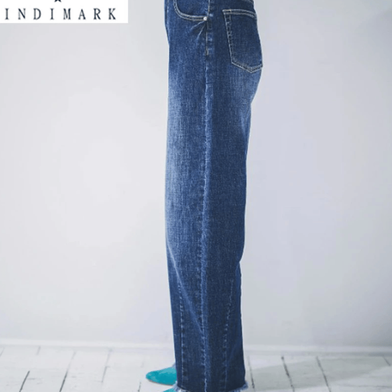ONLINE SHOP限定【INDIMARK インディマーク】 フリンジ カーブデニム