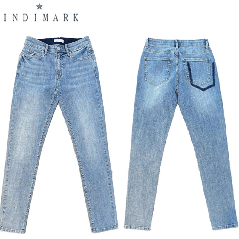 ONLINE SHOP限定【INDIMARK インディマーク】 ニュースキニー デニム