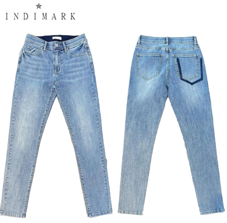 ONLINE SHOP限定【INDIMARK インディマーク】 ニュースキニー デニム