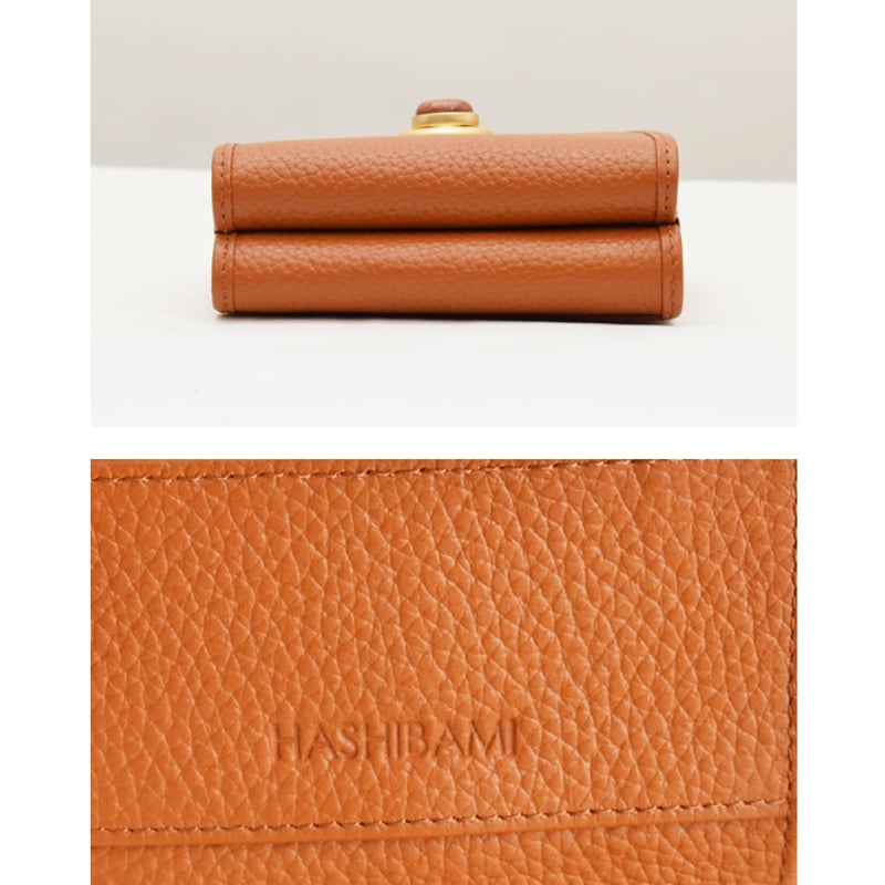 HASHIBAMI 2つ折り財布 ボルドー ハシバミ ジェムストーン 天然石 即納】HASHIBAMI ハシバミ Gem Stone Long Wallet 【天然石