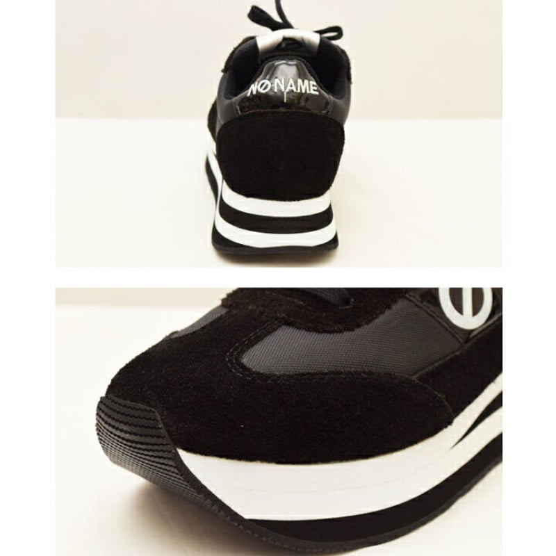 ONLINE SHOP限定【no name ノーネーム】ナイロン×スエードスニーカー