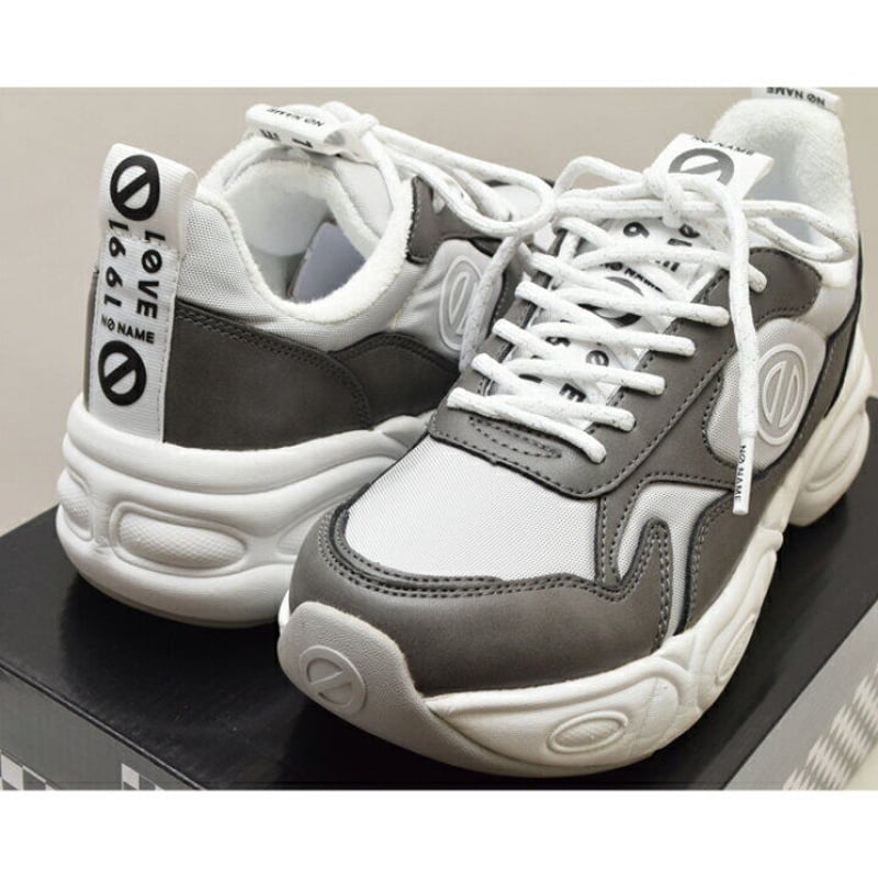 no name ノーネーム】ナイロン配色ダッドスニーカー『NITRO』ニトロ