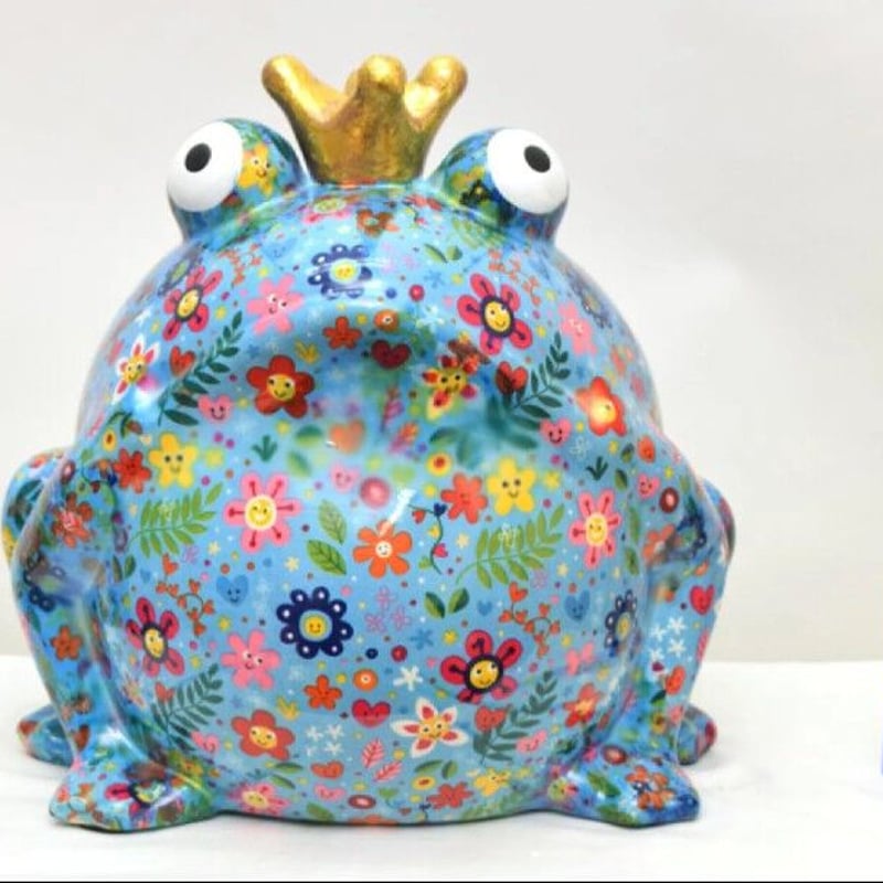 在庫ラスト1セット‼️Pomme pidou ポンピドゥ カエル 置物 色違い Pomme pidou ポンピドゥ 貯金箱 カエル オブジェ | ジョイフルパル