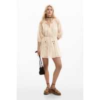Desigual 刺繍入りリボンワンピース26swvw17