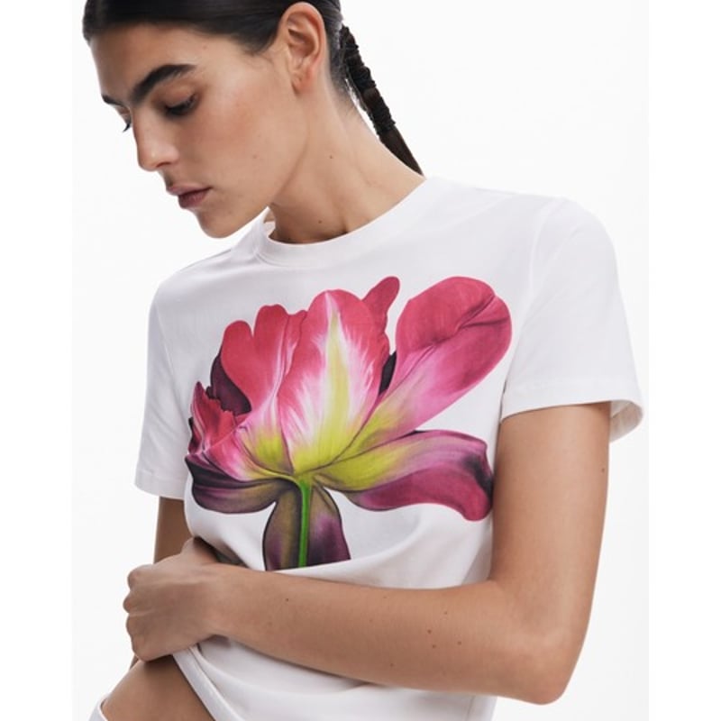 美品✨パラスパレス 24ss Tシャツ フラワープリント 半袖 クルーネック wreath】クルーネックTシャツ（半袖）（大人） | ズーラシアン
