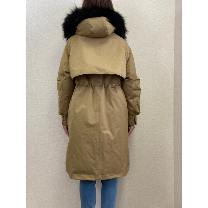 新品✨　SPOOM フォックスファー付モッズダウンコート DAIZ M モフモフ 新品✨ SPOOM フォックスファー付モッズダウンコート DAIZ M モフモフ