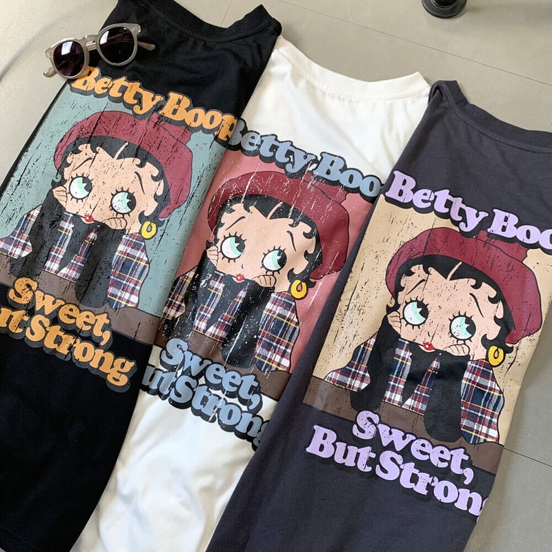 m17859★ベティちゃん・レアアンティーク・パーティバッグ 682【新品未開封】 ベティーちゃん Betty Boop エコバッグ 総柄