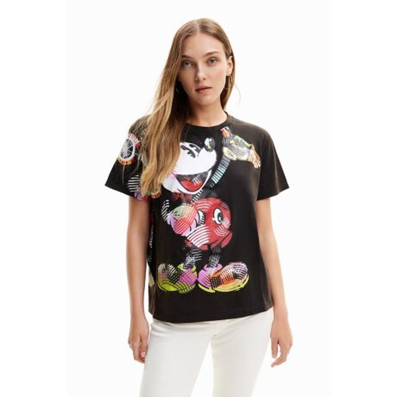 DESIGUAL ミッキーマウス アーティTシャツ 24SWTKAR | prologueik