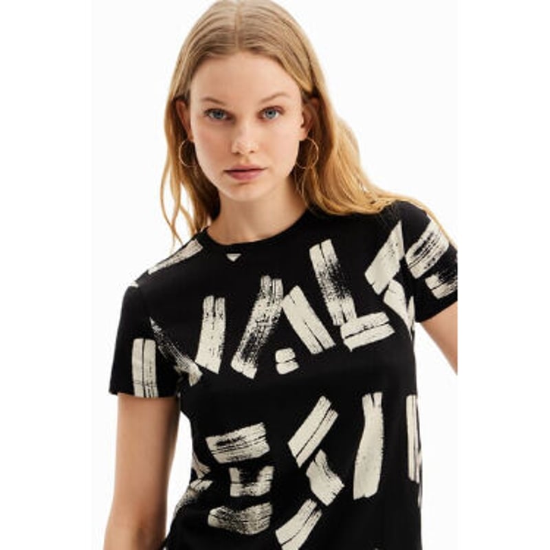 Desigual アーティ文字 Tシャツ23SWTKAP | prologueikebukur