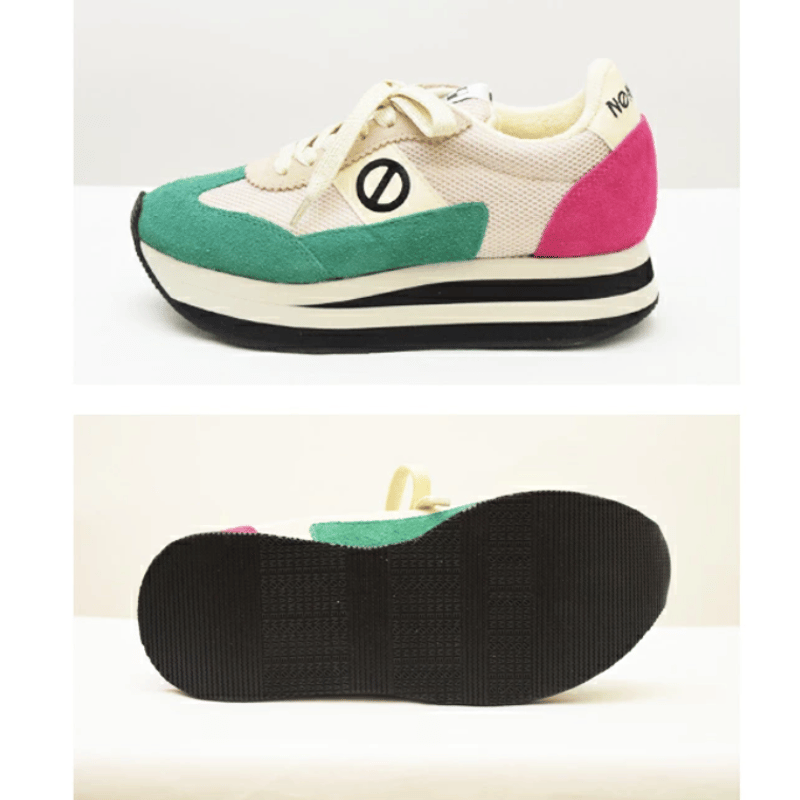 Online SHOP 限定 no name ノーネーム】ナイロン×スエード