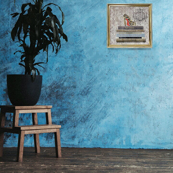 クリスタルアート ファッションII アートパネル 41x41cm ハイヒール 豹