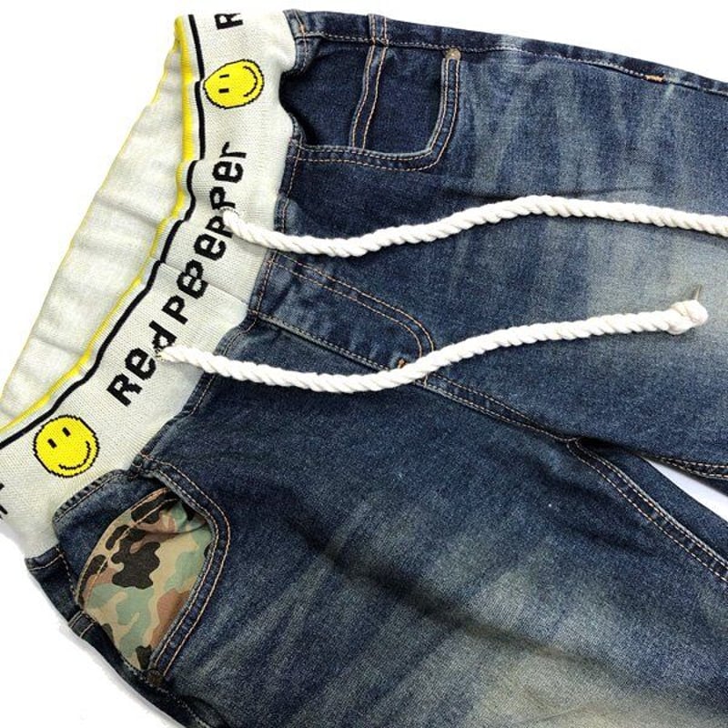 RED PEPPER レッドペッパー】 カモフラロゴスマイル ボーイフレンド