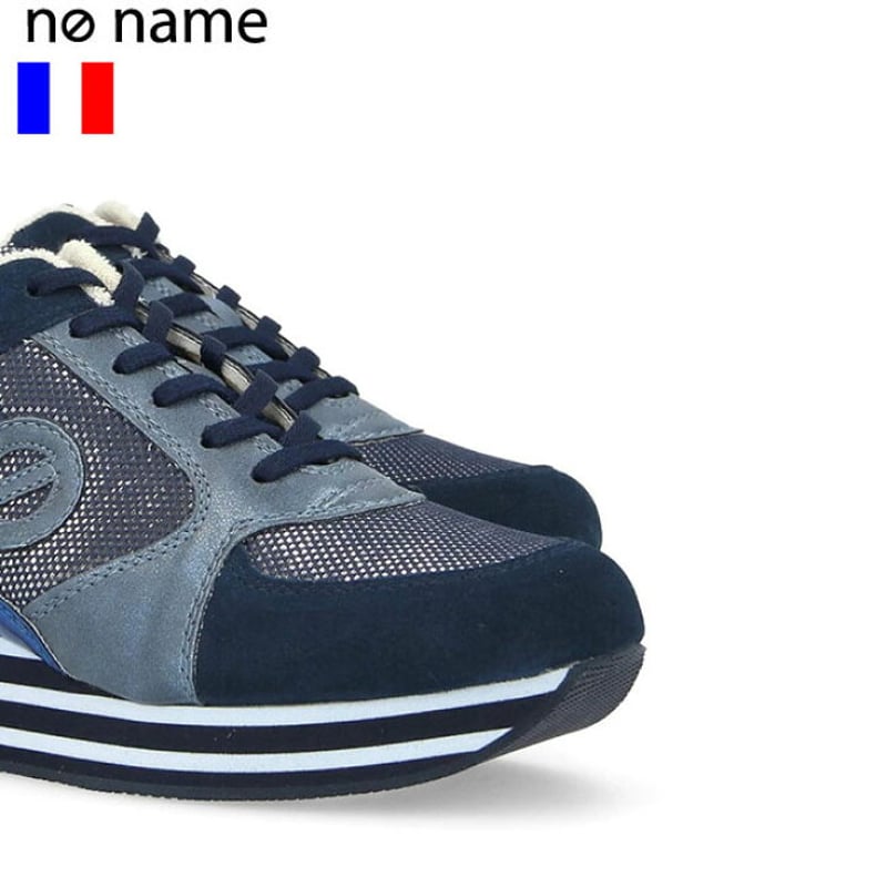 no name ノーネーム】厚底メタリックメッシュスニーカーparko パルコ