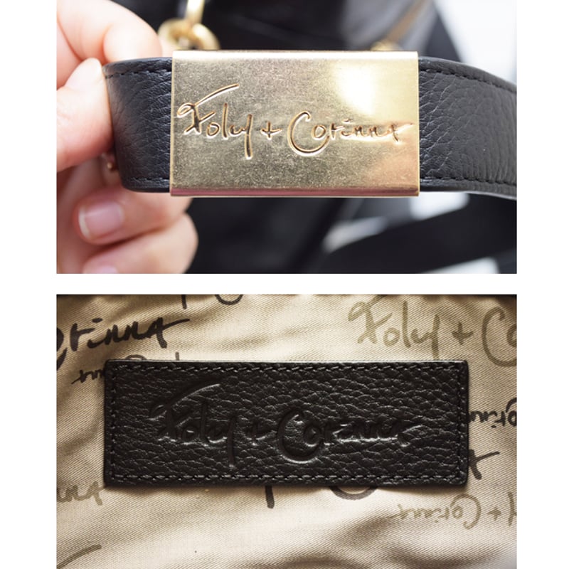 Foley+Corinna フォリーコリーナ】2WAYレザー ショルダーハンドバッグ