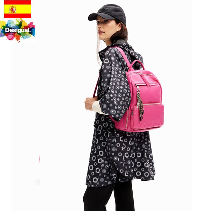 未使用　Desigual デシグアル　リュック 編み込みバックパックM（バックパック/リュック）｜Desigual