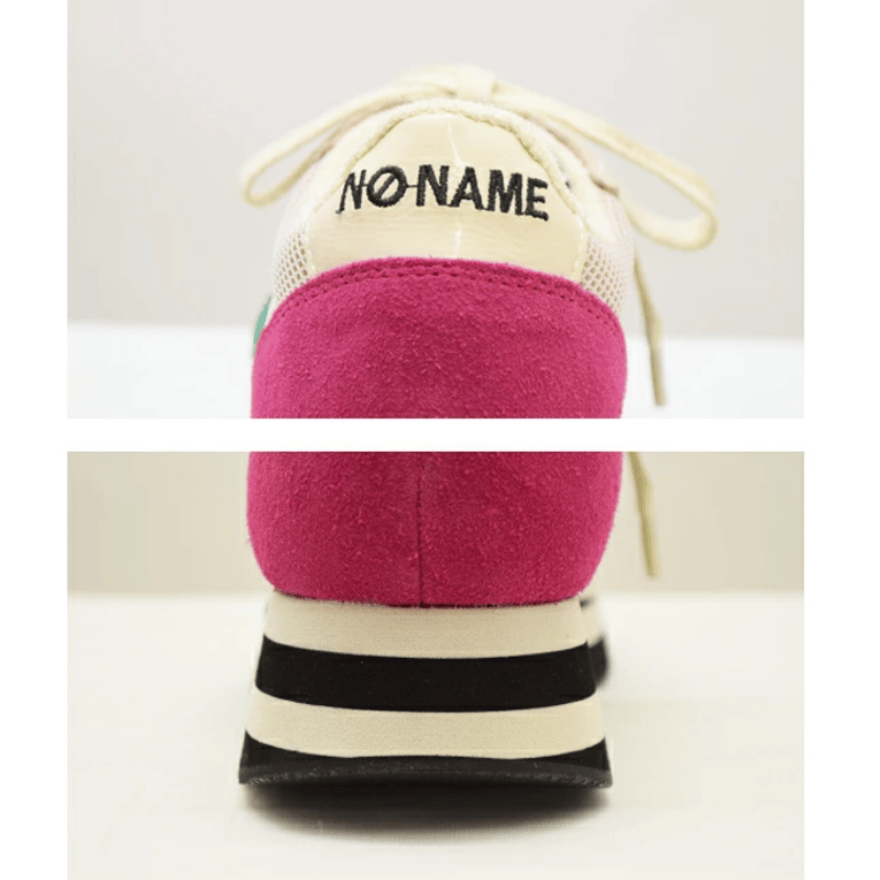Online SHOP 限定 no name ノーネーム】ナイロン×スエード