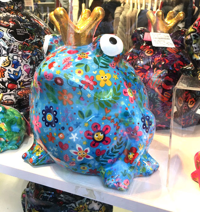 【最終価格】Pomme pidou ポンピドゥー カエル貯金箱 大 高さ25cm Pomme pidou(ポンピドゥー) 】「カエル貯金箱」 大 高さ25cm148