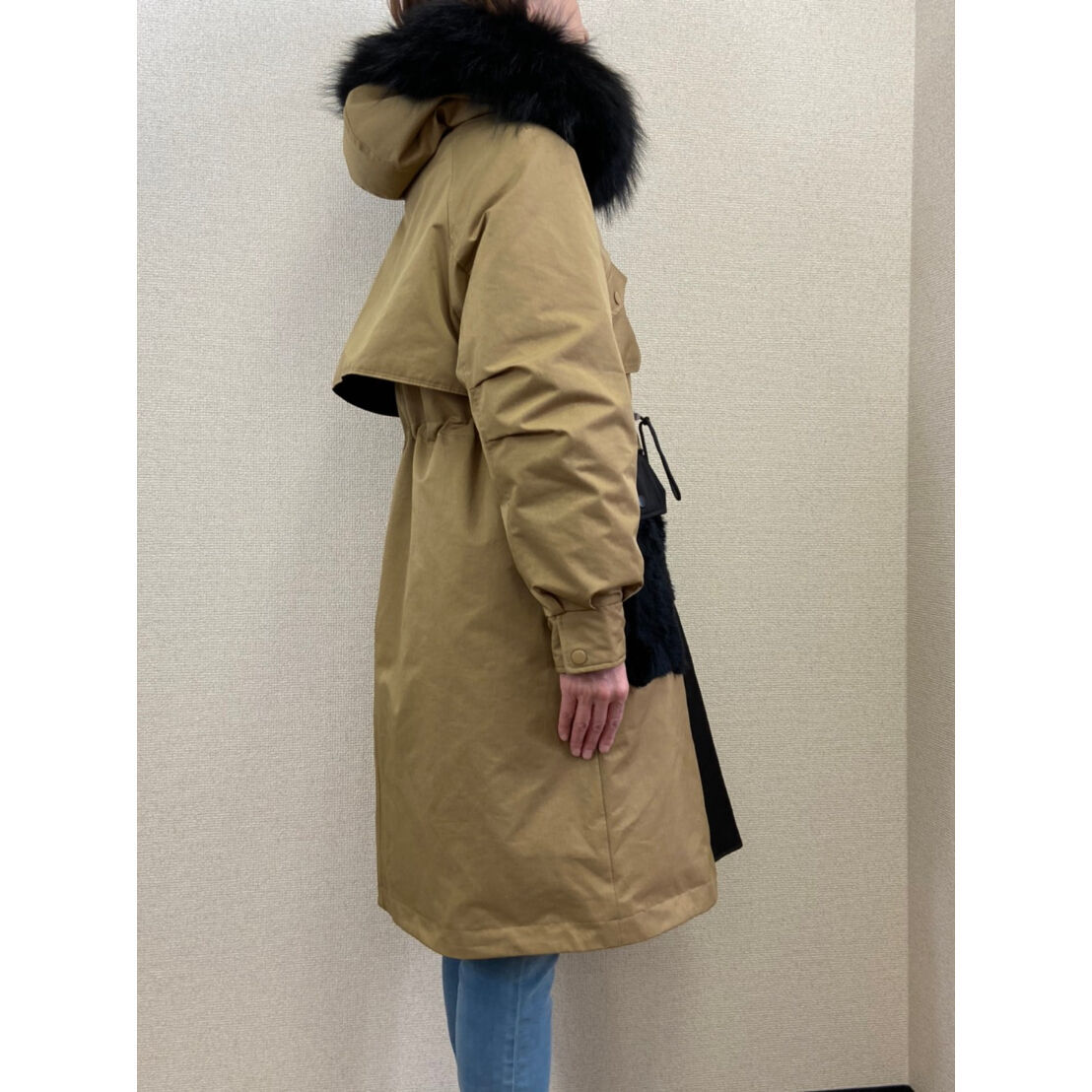 Spoomキラキララメリアルファーダウンコート SP223028