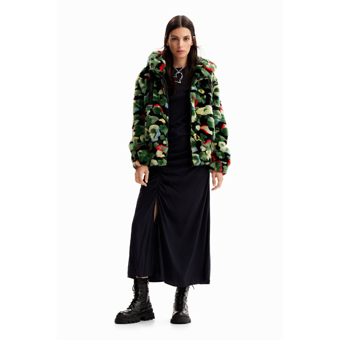 デシグアル Desigual エコファー カモジャケット 23WWEW51 | prologu