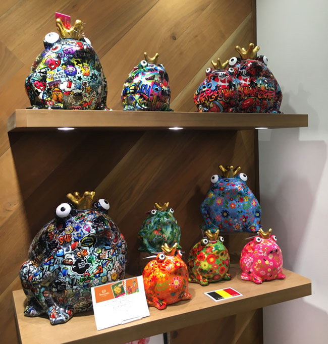 pomme pidou 貯金箱　ポンピドゥ カエル貯金箱 ショップ袋おまけ付 Pomme pidou(ポンピドゥー) ベルギー
