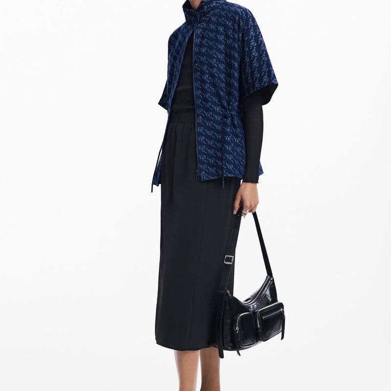 Desigual IMAGO RICHMOND V.2 デニムポンチョ24waid02 |