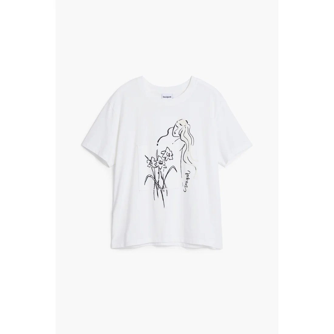 デシグアル designal. Tシャツ Desigual（デシグアル） アーティープリントTシャツ 25swtkab | prolog