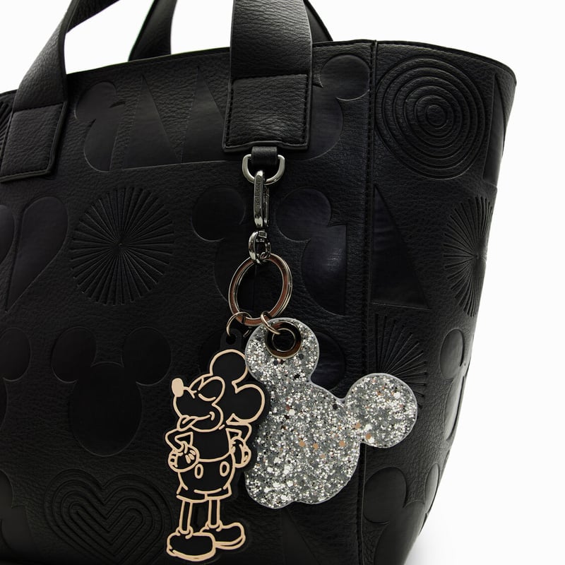 Desigual ミッキーマウス トートバッグ ブラック デシグアル Desigual ミッキーマウス マキシトートバッグ （グレー