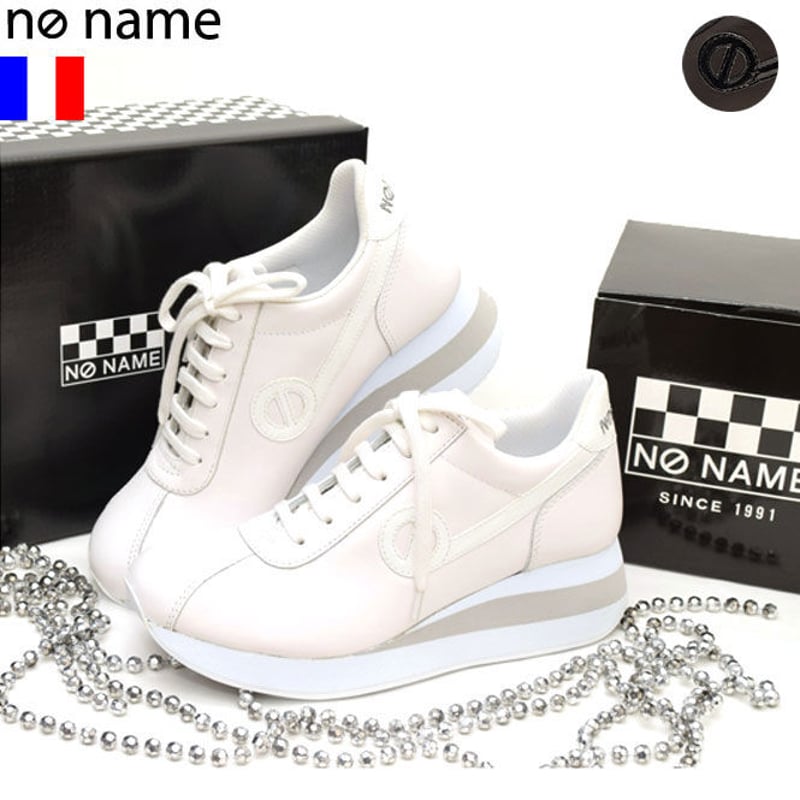 no name ノーネーム】 スポーティレザースニーカーY 『SPEED』5.5cm spe