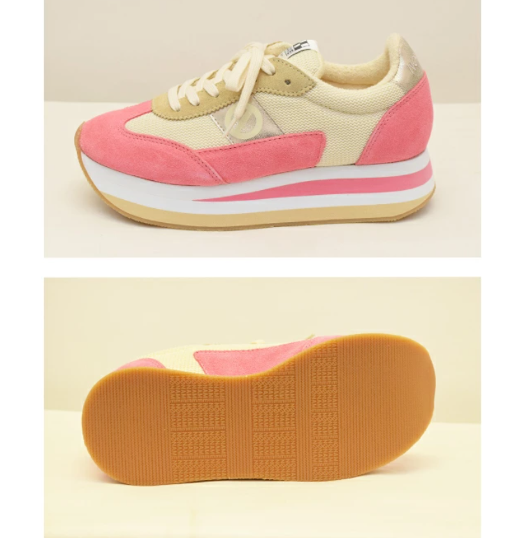 online shop限定【no name ノーネーム】靴ひも2種類付 パステルピンク