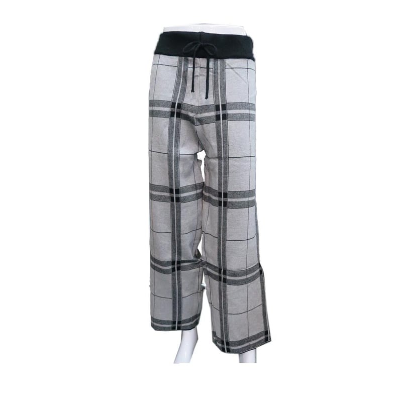 スクエアチェックニットパンツ 25105-072 | prologueikebukuro's