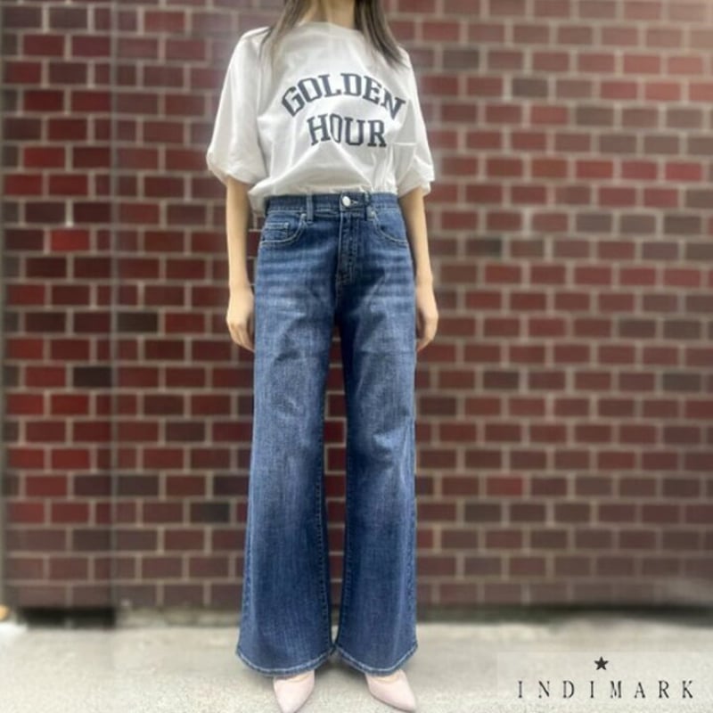 online shop限定【INDIMARK インディマーク】 ニューワイド デニム