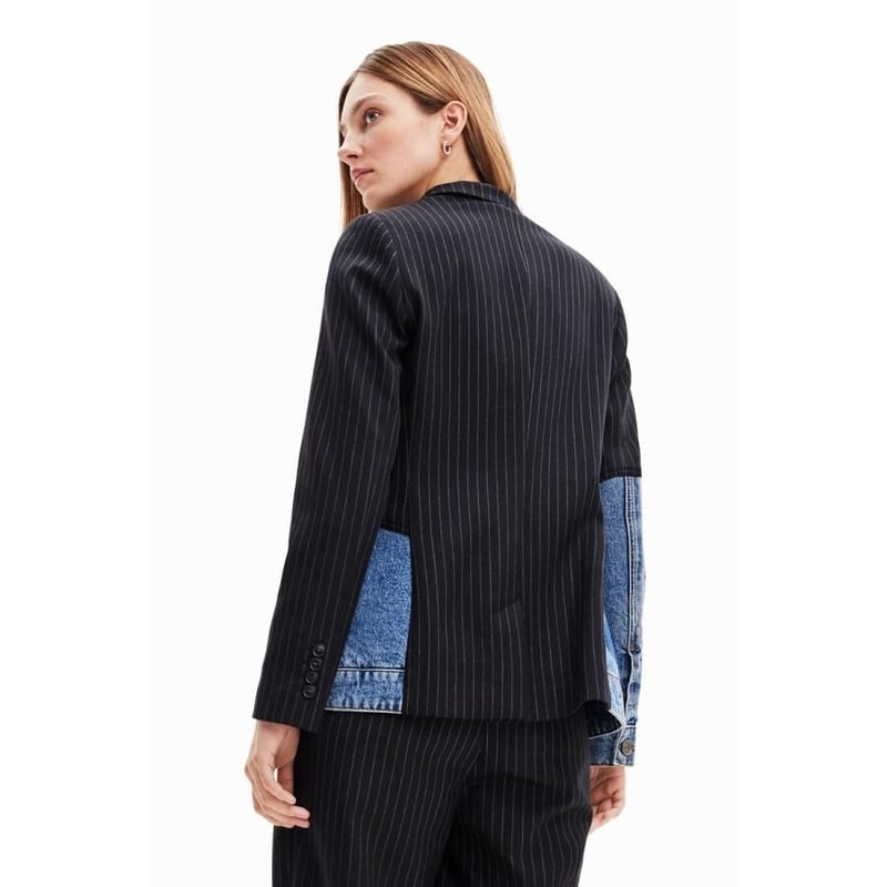 Desigual【デシグアル】デニム ハイブリッドブレザー23WWEWB5 40