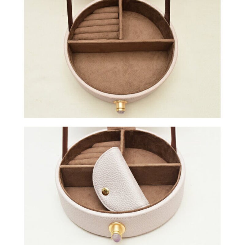 HASHIBAMI(ハシバミ) ジェムストーン付きジュエリーボックス Hashibami ハシバミ】 ジェムストーン付きジュエリーボックス ha-2108