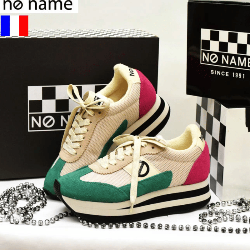 Online SHOP 限定 no name ノーネーム】ナイロン×スエード