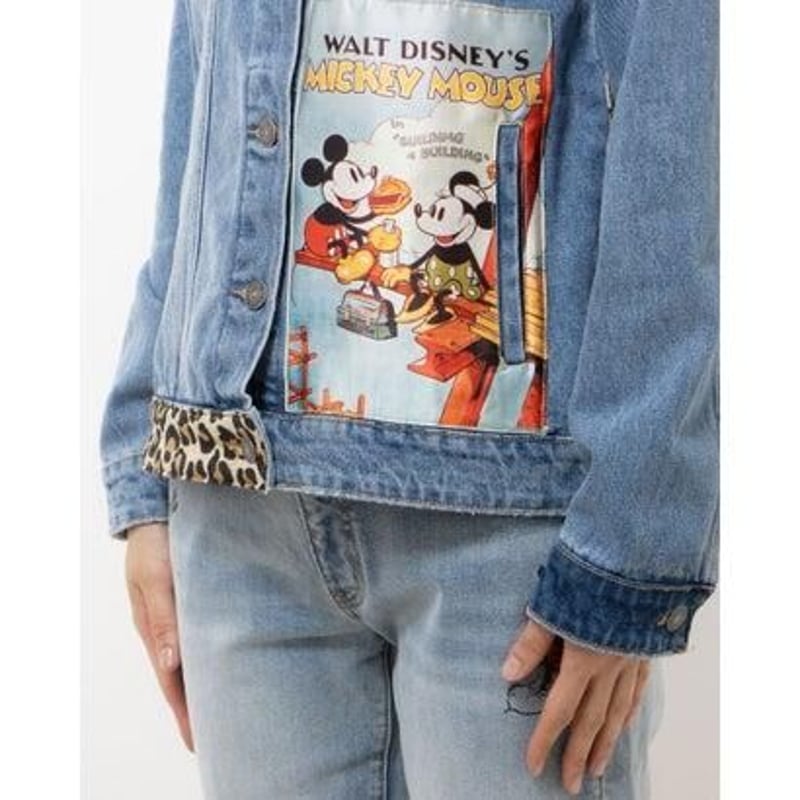 デシグアル Desigual ミッキーマウス デニムトラッカー デシグアル Desigual ミッキーマウス デニムトラッカー