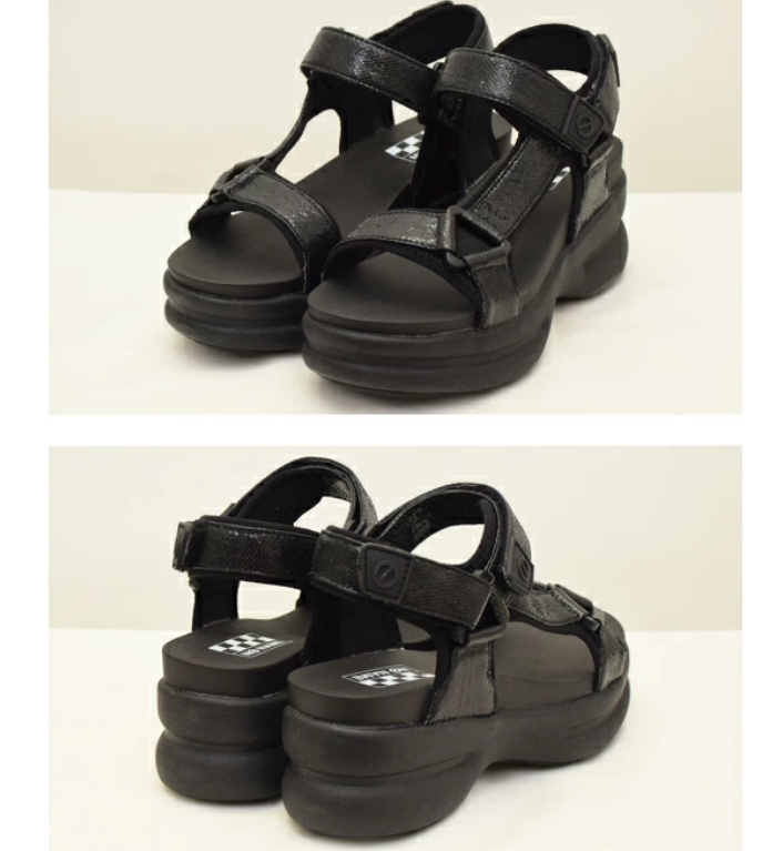 online shop限定【no name ノーネーム】厚底エナメルスポーツ