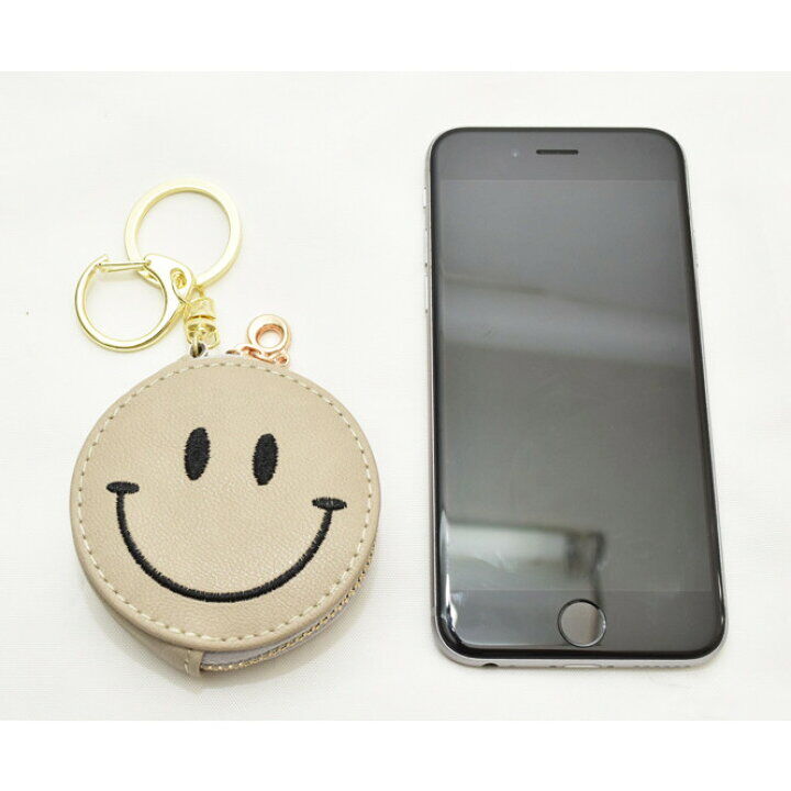 スマイルニコちゃんコインケース 小物入れ キーリング