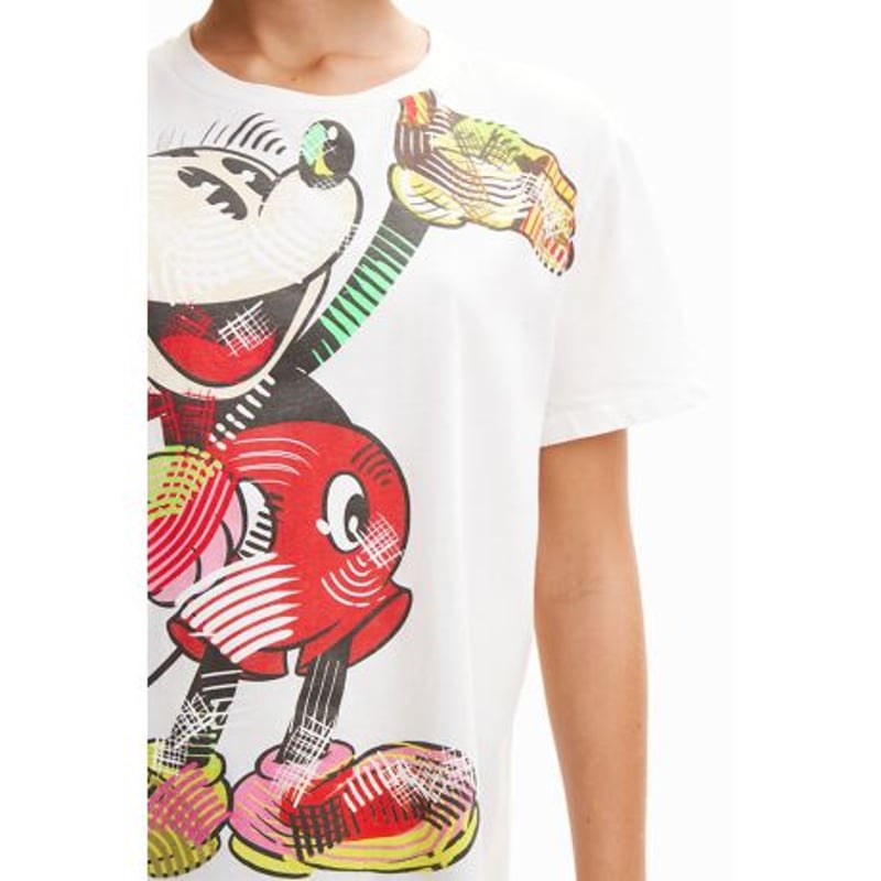 DESIGUAL ミッキーマウス アーティTシャツ 24SWTKAR | prologueik