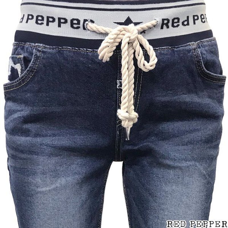 RED PEPPER レッドペッパー】 スターワッペン ボーイフレンドデニム