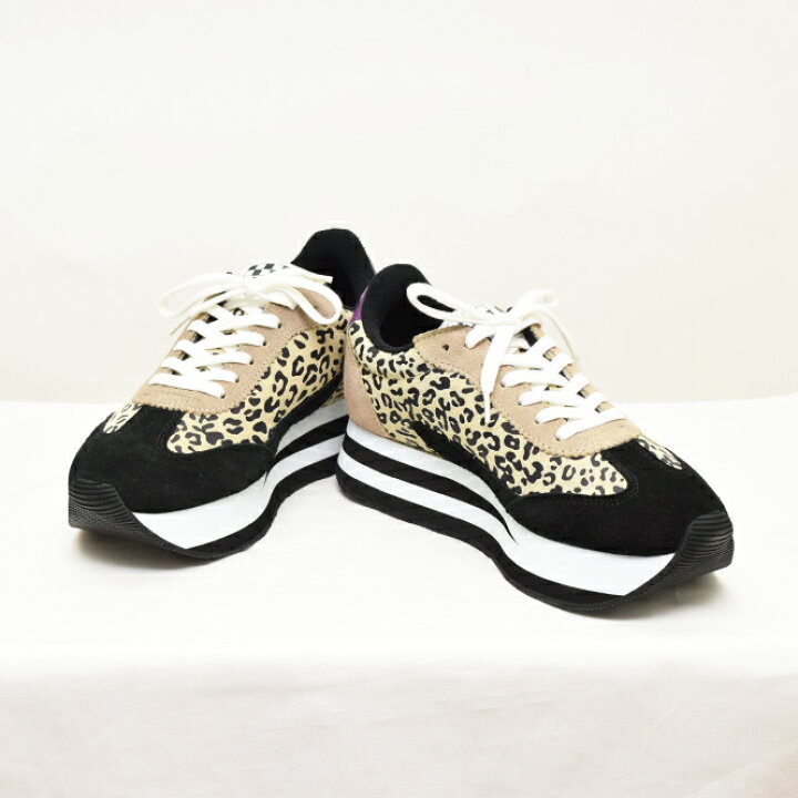 no name ノーネーム】レオパードスエード切替 FLEX LEO【送料無料  