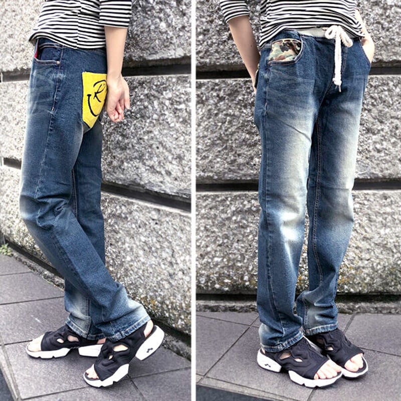 RED PEPPER レッドペッパー】 カモフラロゴスマイル ボーイフレンド