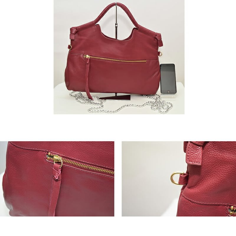 Foley+Corinna フォリーコリーナ】2WAYレザー ショルダーハンドバッグ