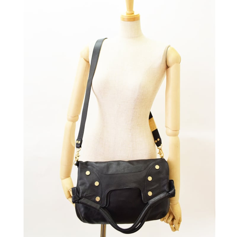 Foley+Corinna フォリーコリーナ】2WAYレザー ショルダーハンドバッグ  