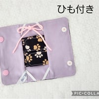 OLLY'S CVカテーテルカバー ひも付き肉球パープル