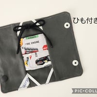OLLY'S CVカテーテルカバーひも付き 働くくるまグレー