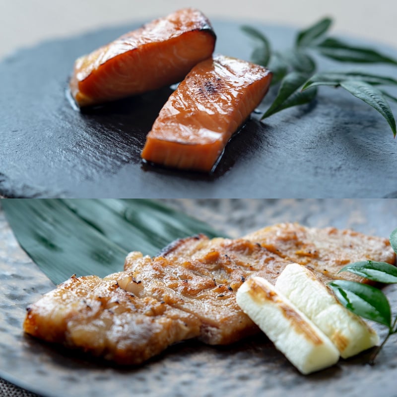 鮭＆豚肉】3パックセット（鮭2 | 豚1） | ClairCourt Kitchen