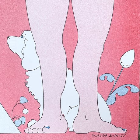 『A3 Poster・Red』Masha Krasnova-Shabaeva